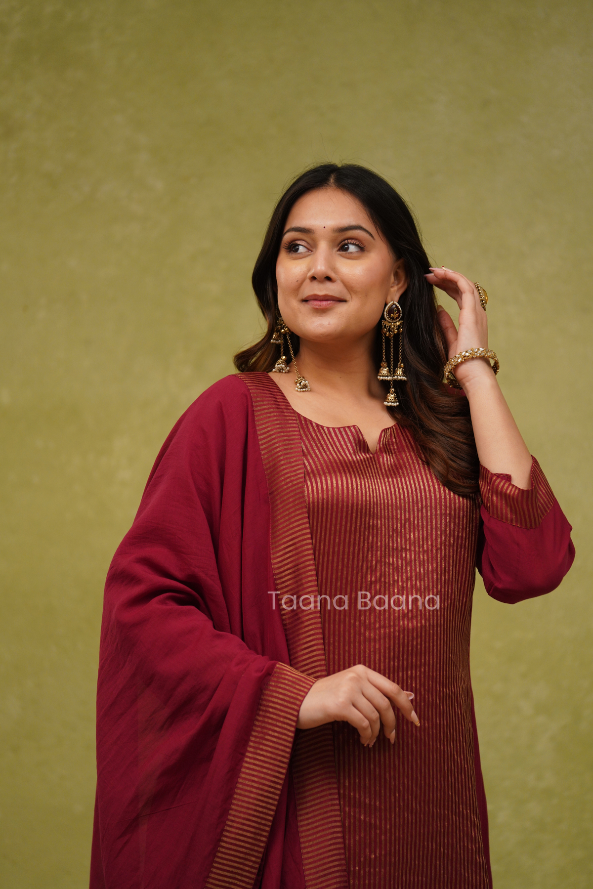 Dupatta Pant Set