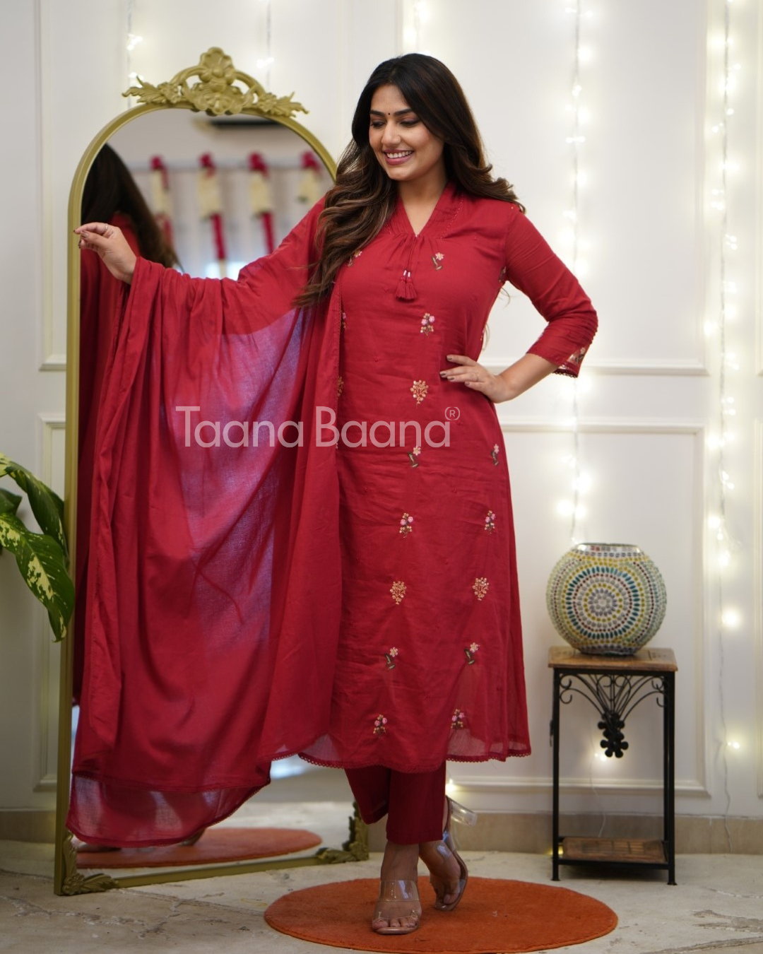 Dupatta Pant Set