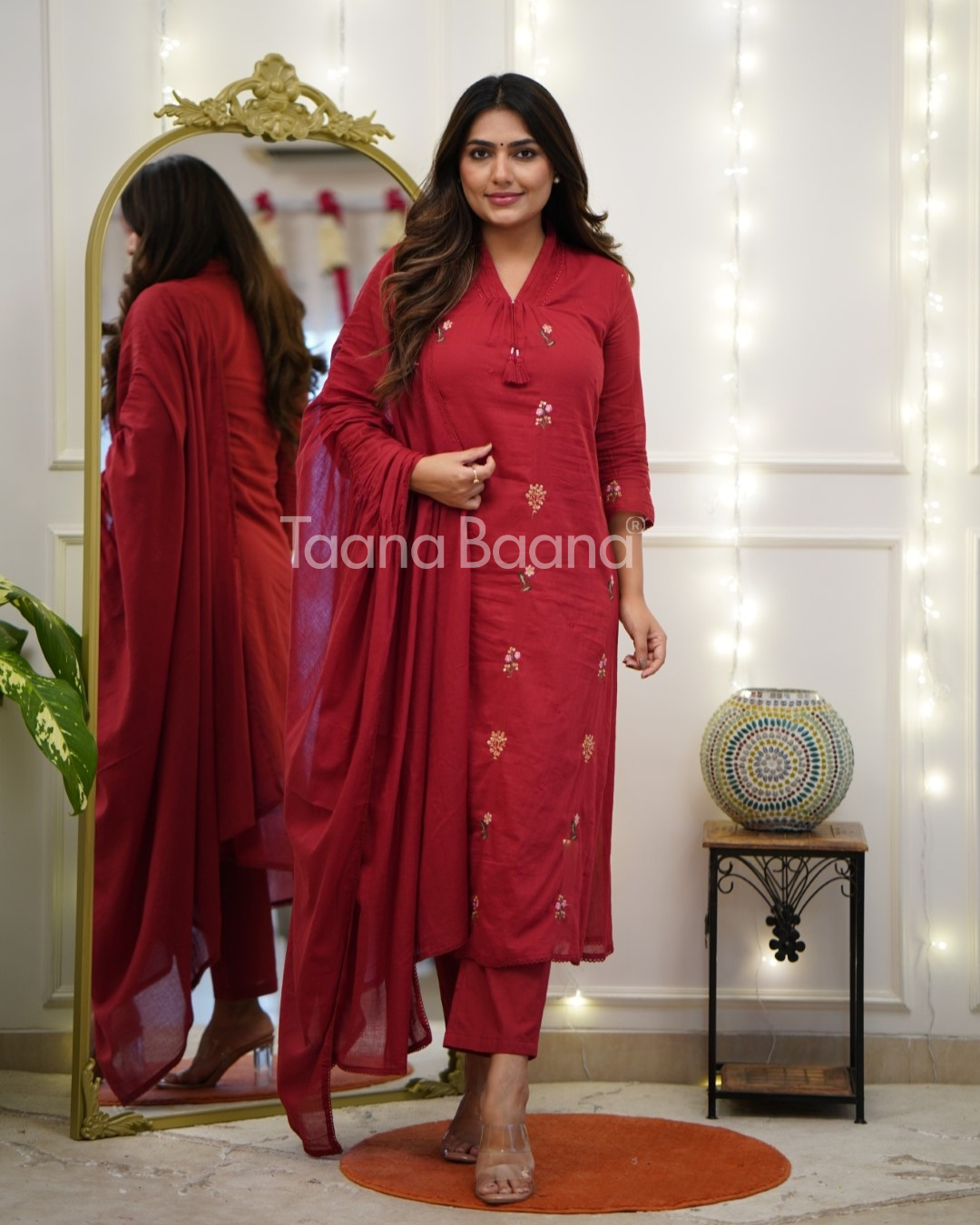Dupatta Pant Set