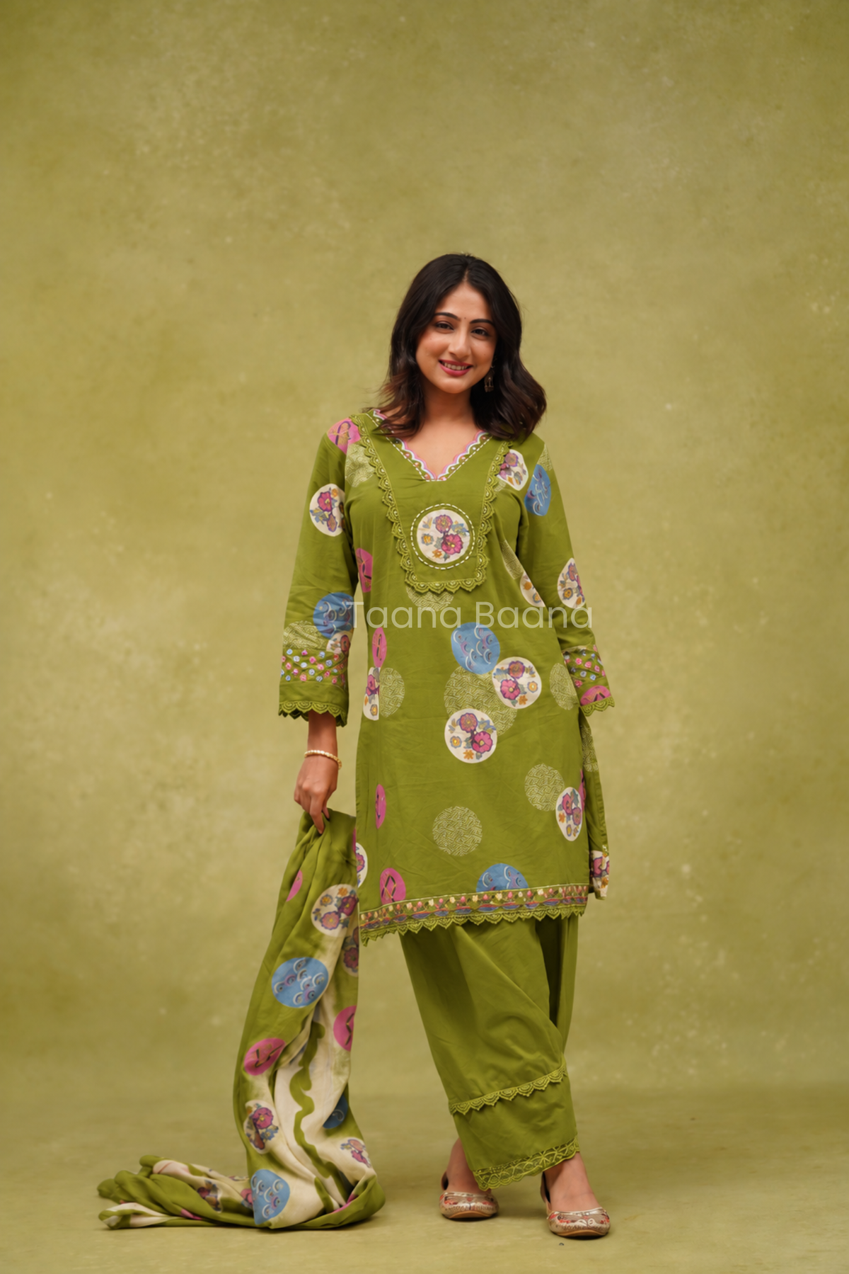 Dupatta Pant Set