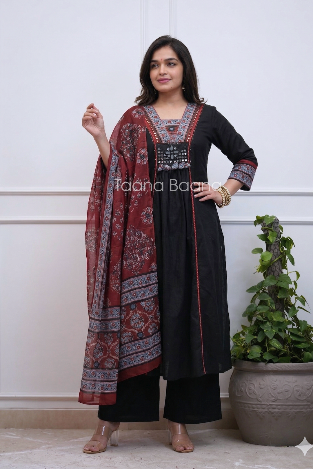 Dupatta Plazo Set