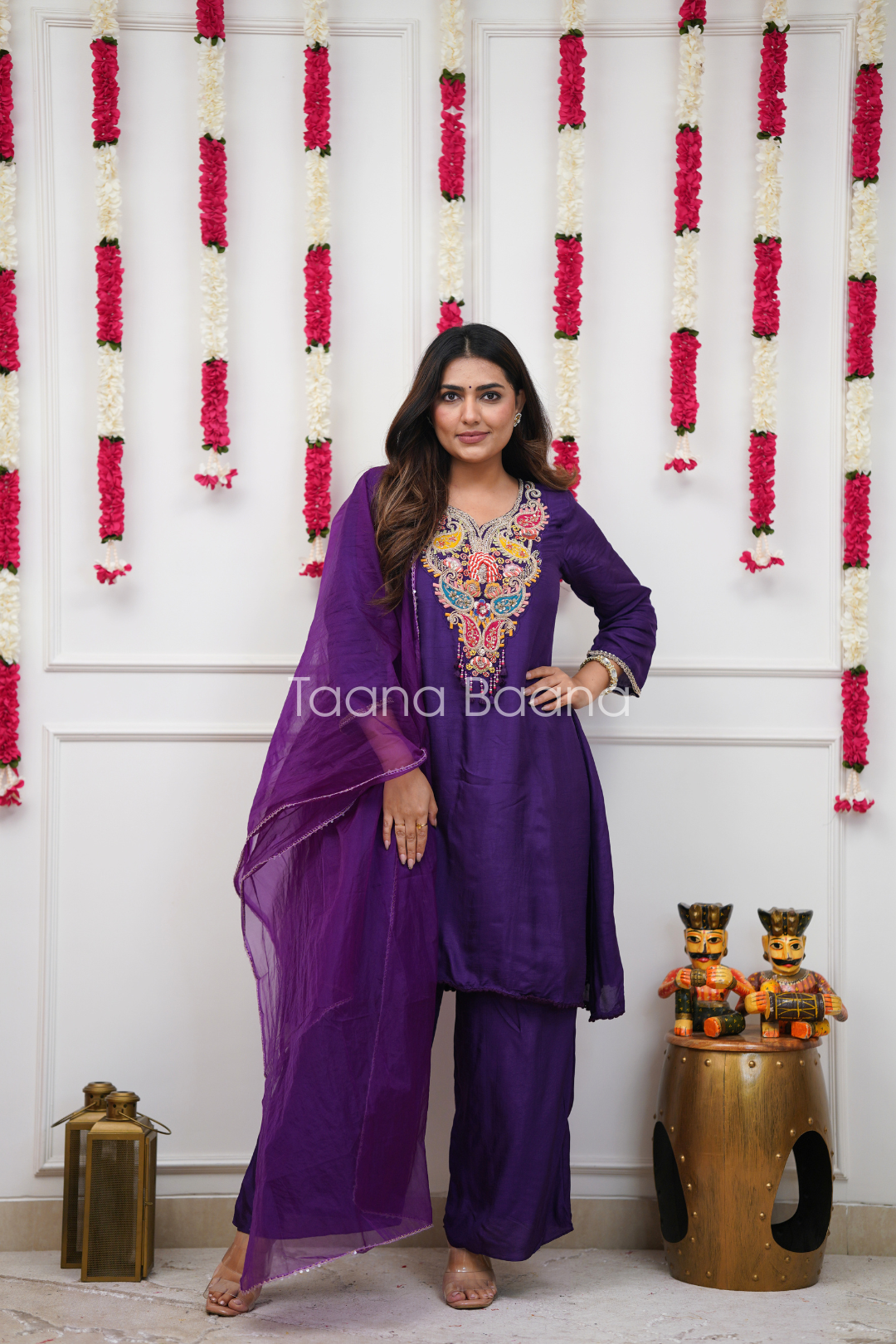 Dupatta Plazo Set