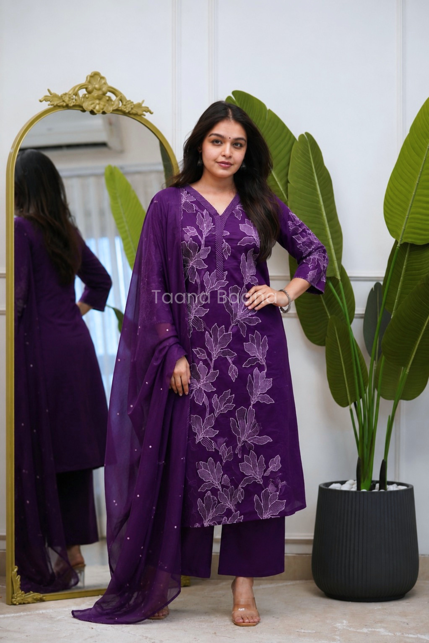 Dupatta Pant Set