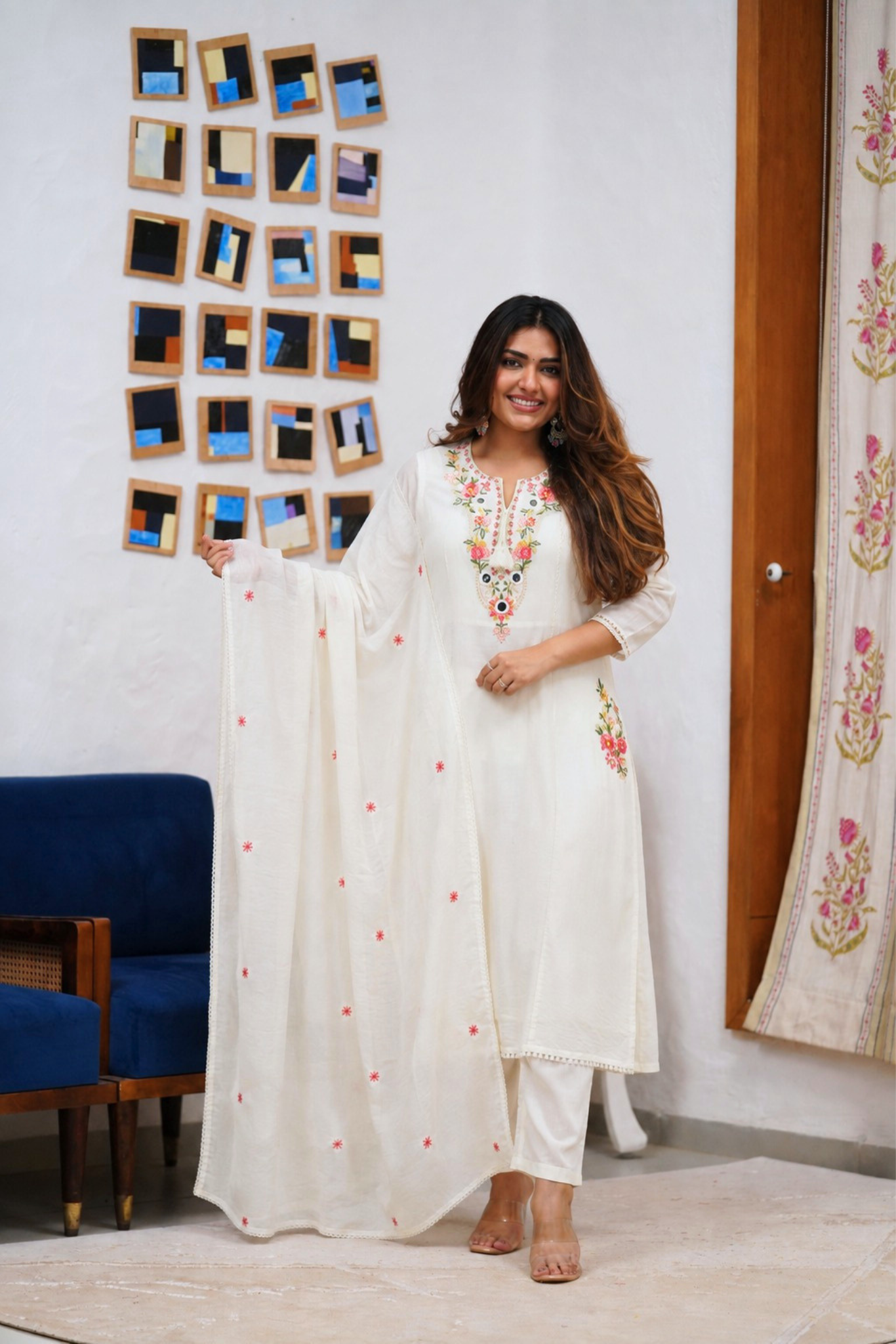 Dupatta Pant Set