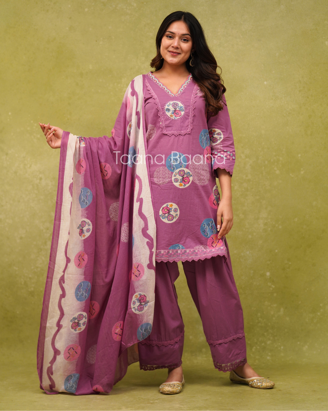 Dupatta Pant Set