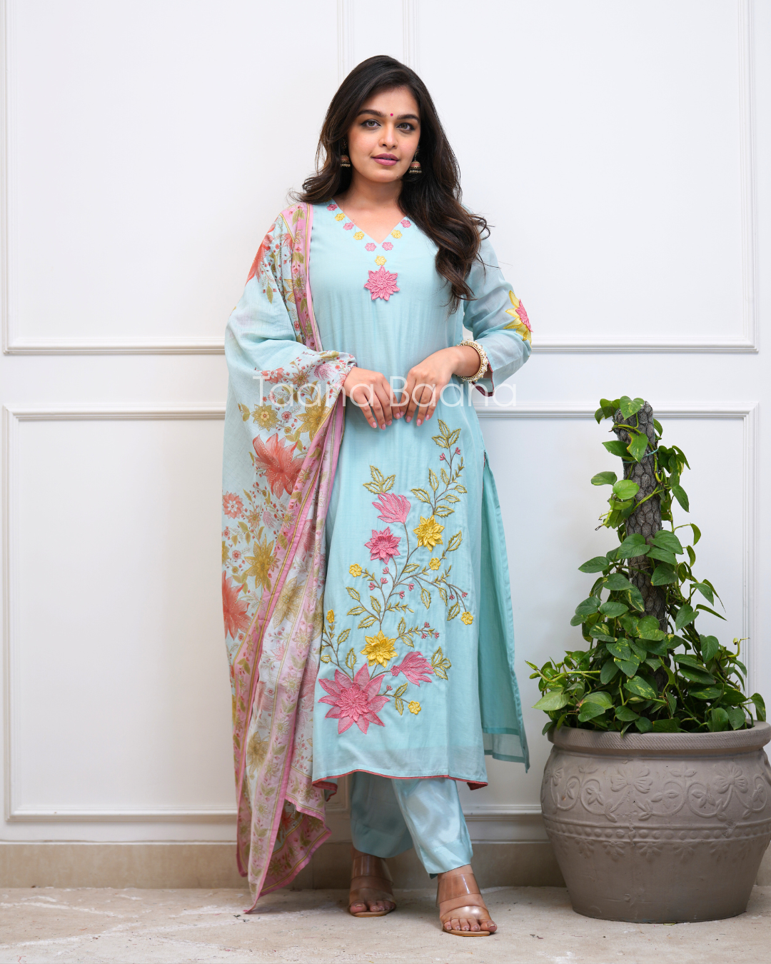 Dupatta Pant Set