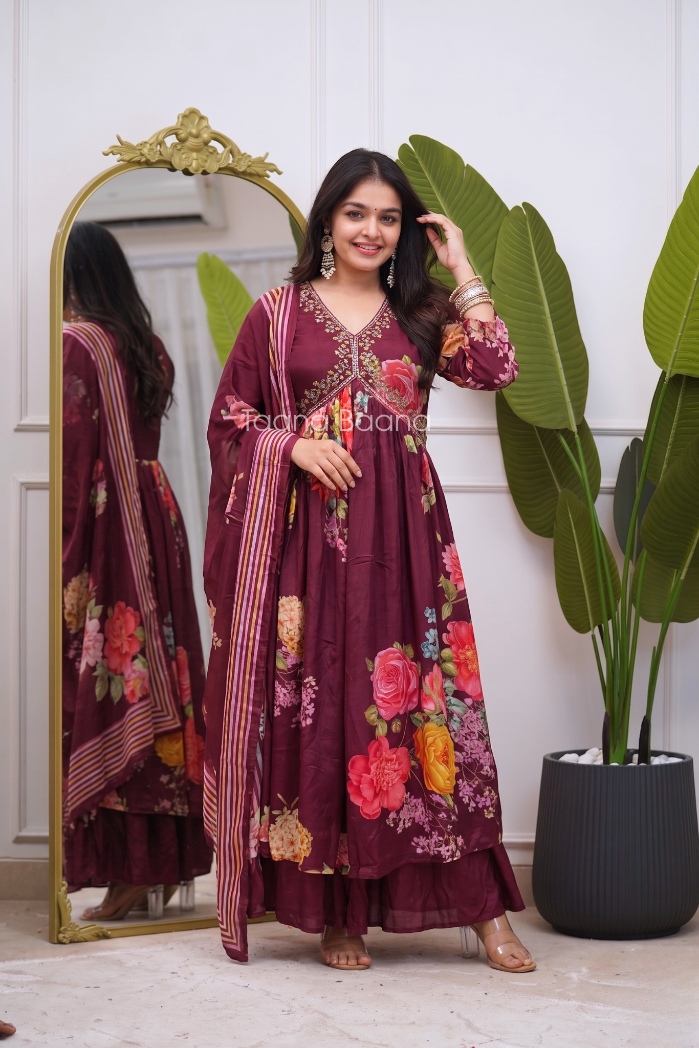 Dupatta Plazo Set