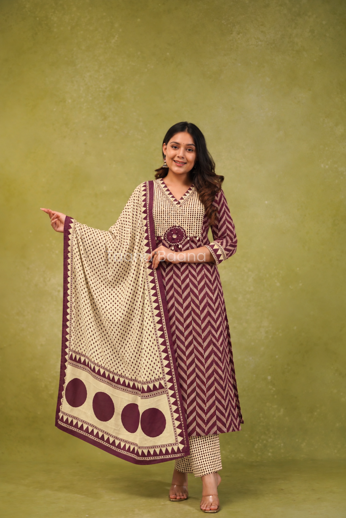 Dupatta Pant Set