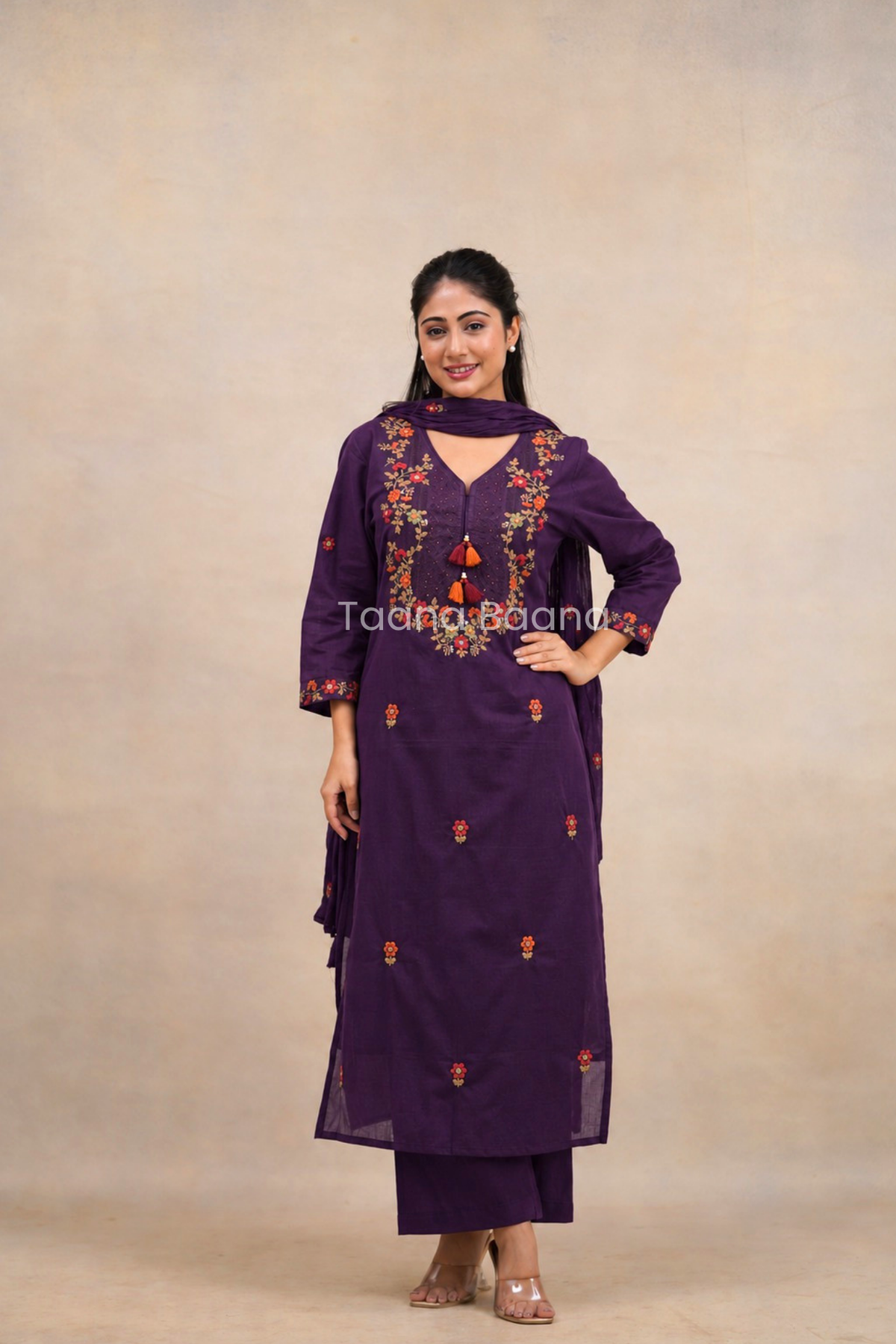 Dupatta Pant Set