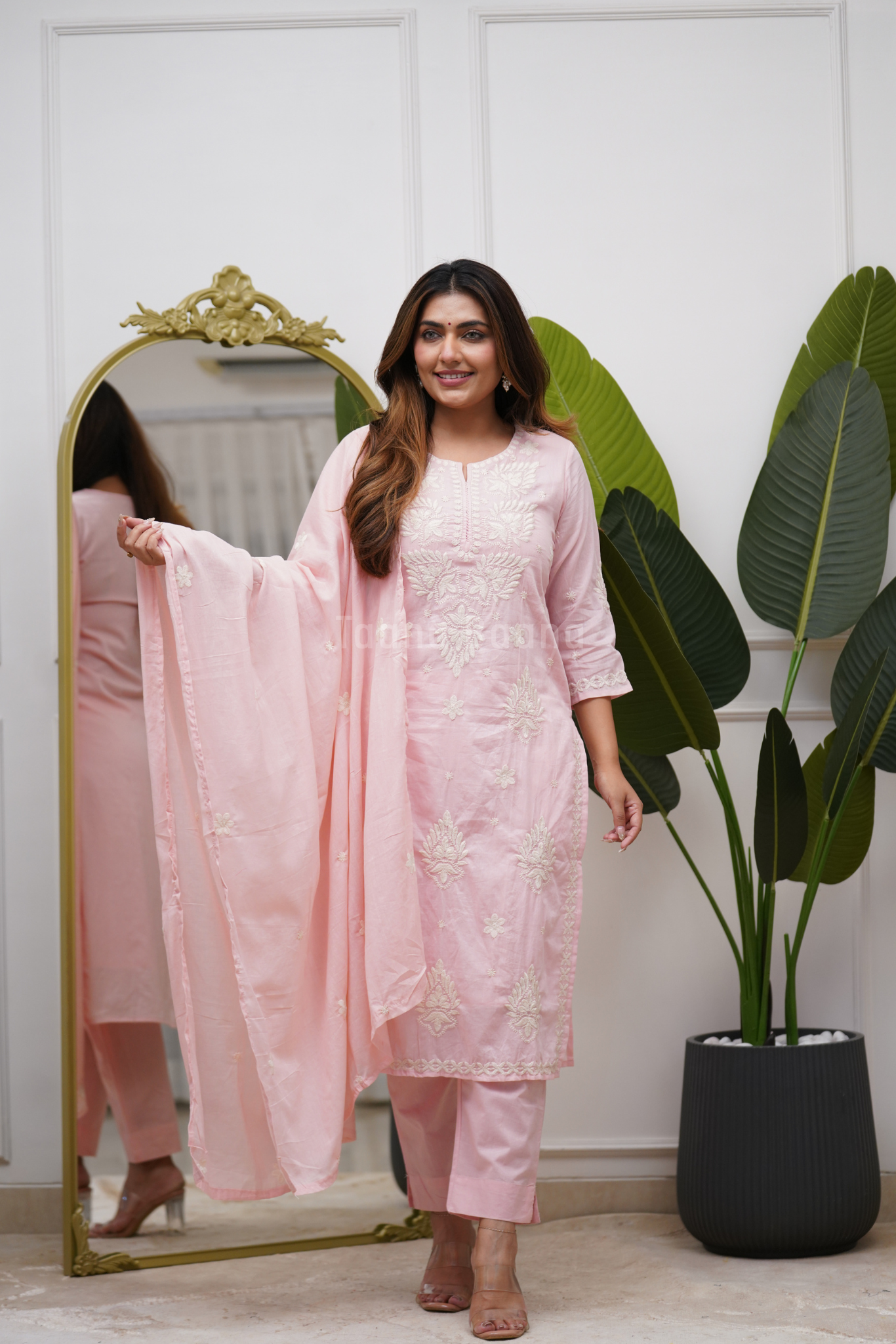Dupatta Pant Set
