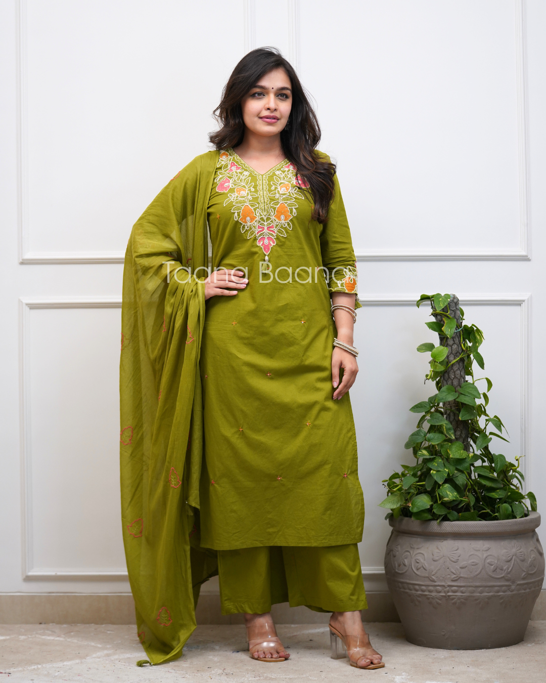 Dupatta Pant Set