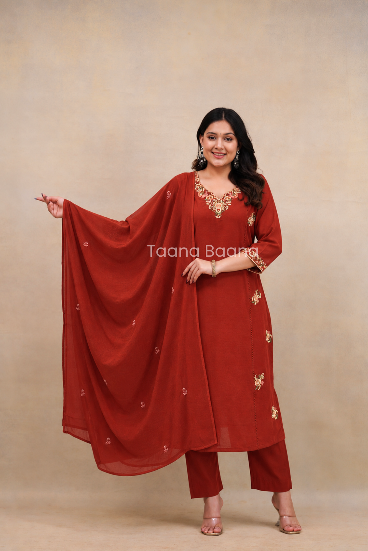 Dupatta Pant Set