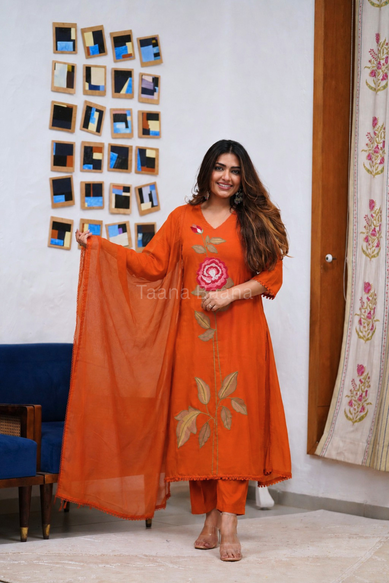 Dupatta Pant Set