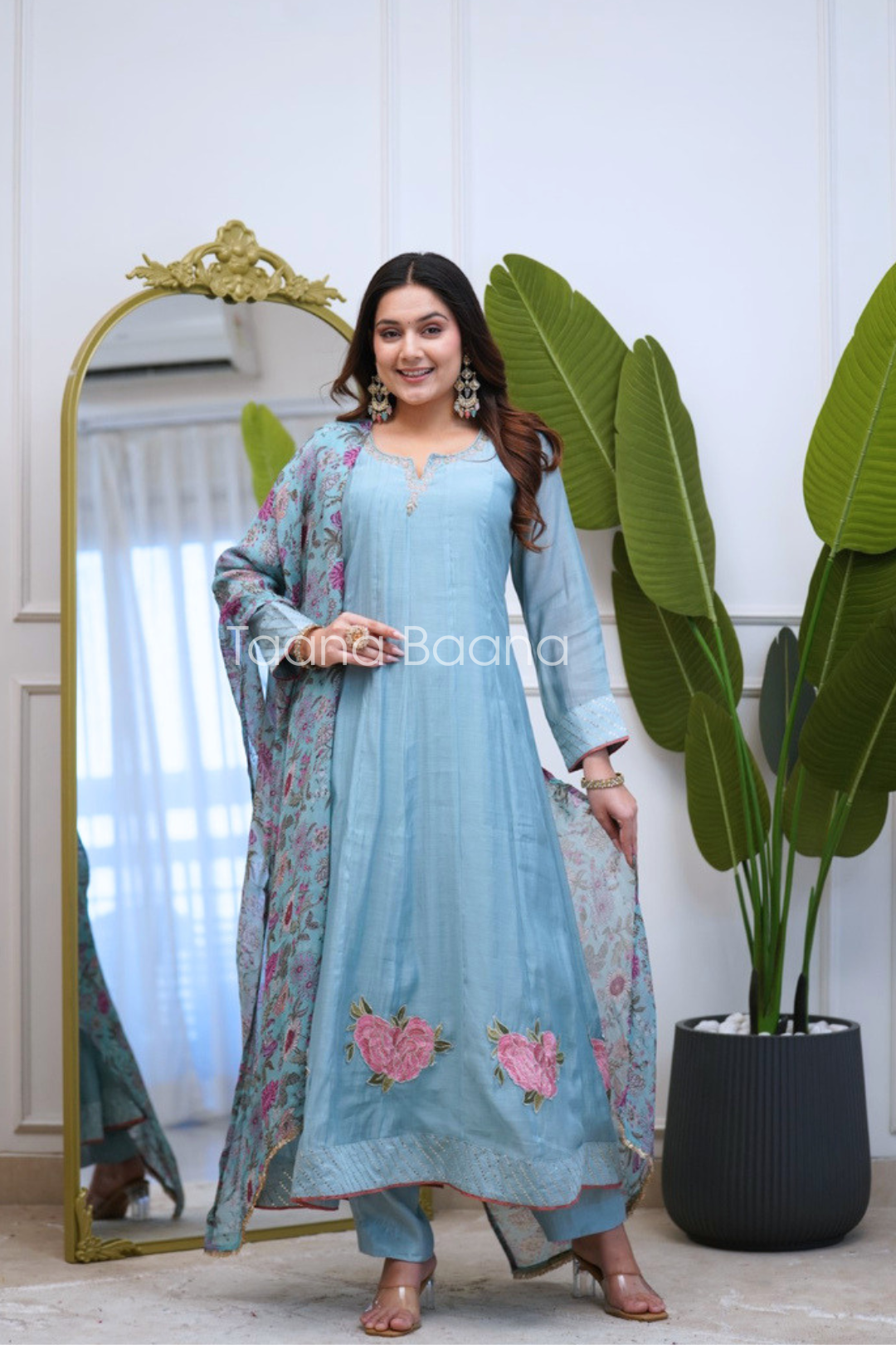 Dupatta Pant Set