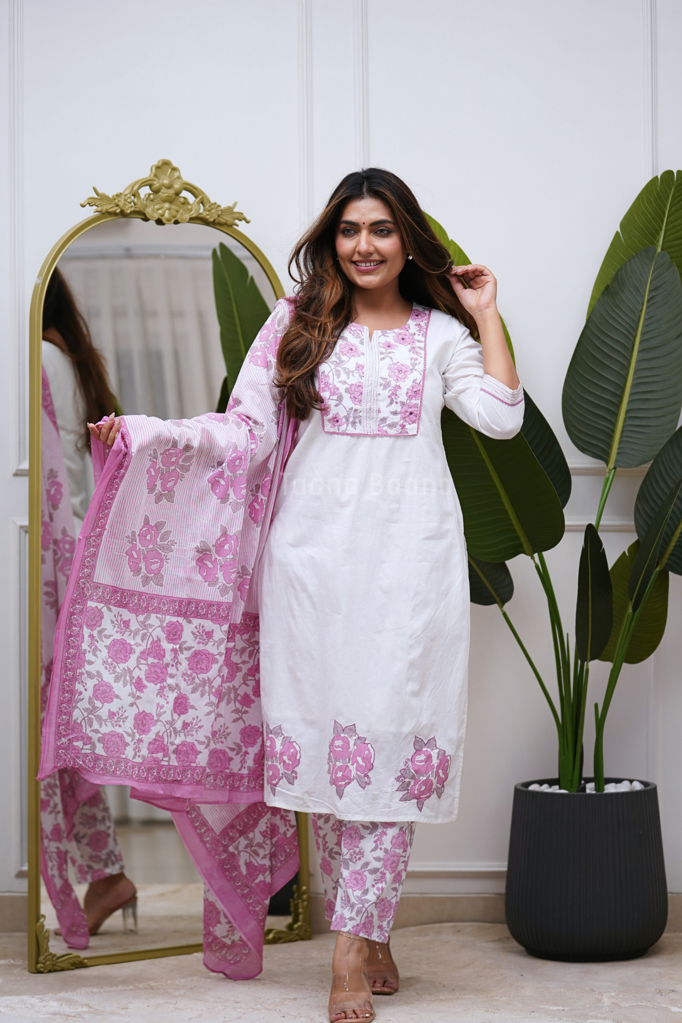 Dupatta Pant Set