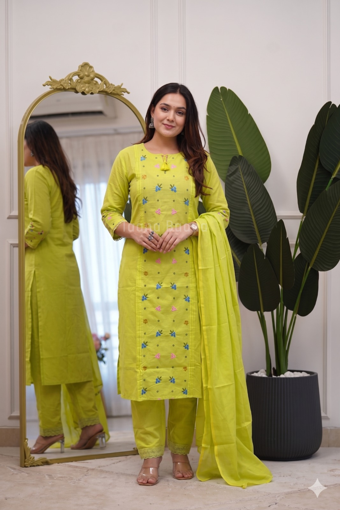 Dupatta Pant Set