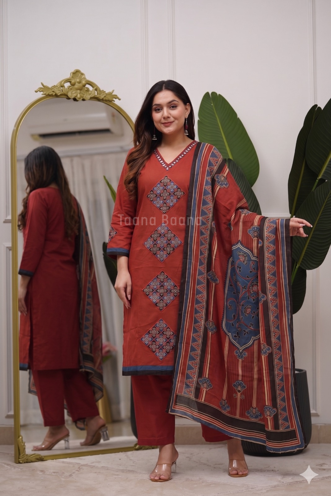 Dupatta Pant Set
