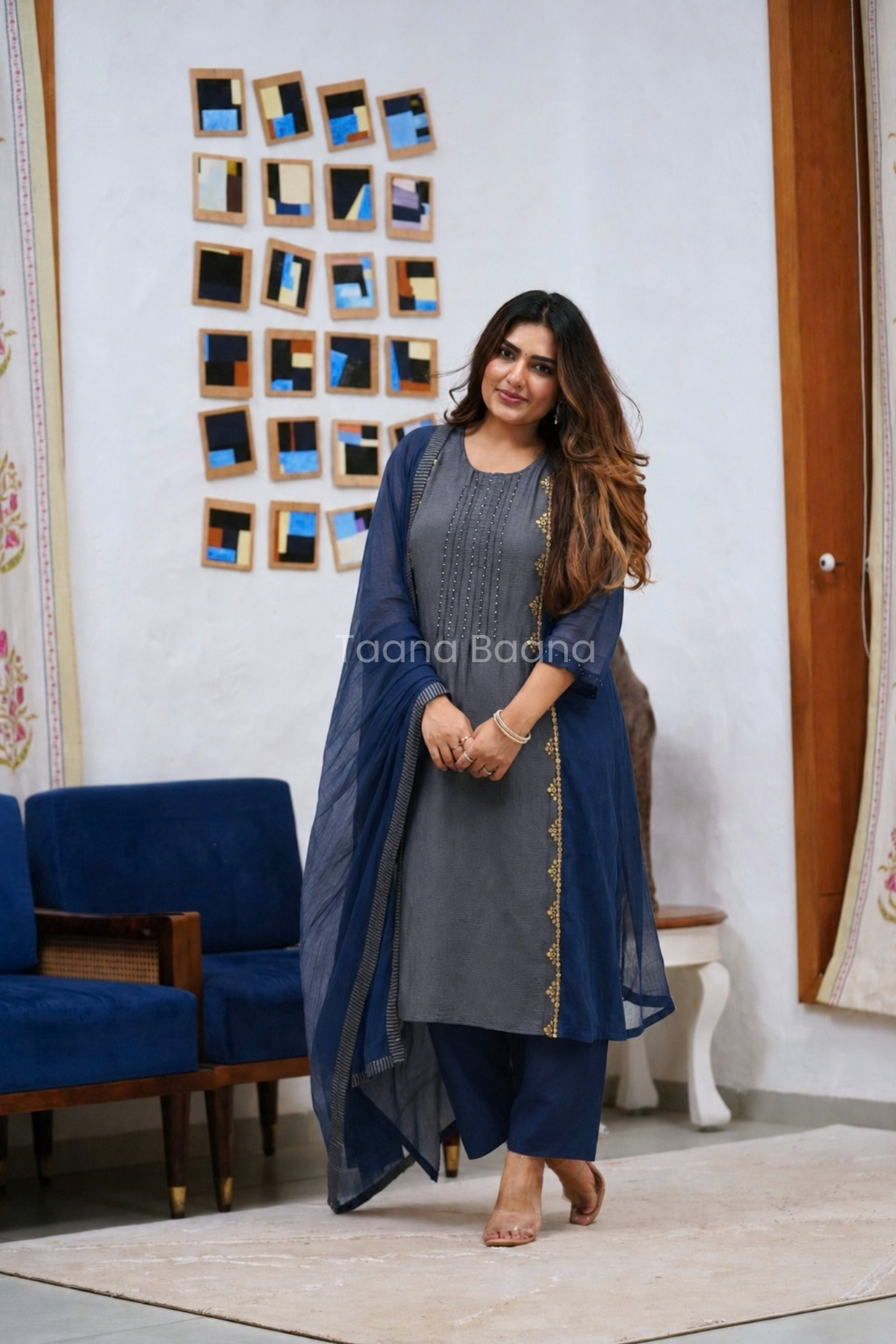 Dupatta Pant Set