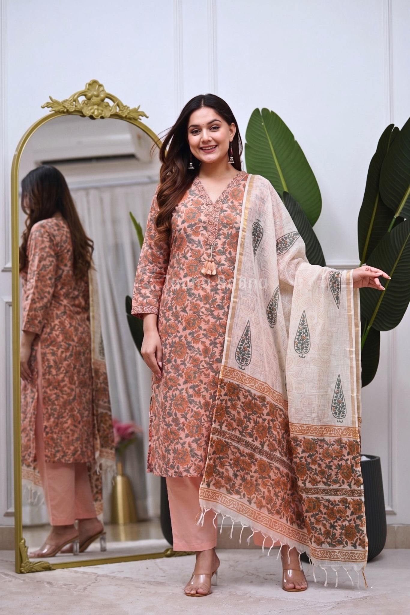 Dupatta Pant Set