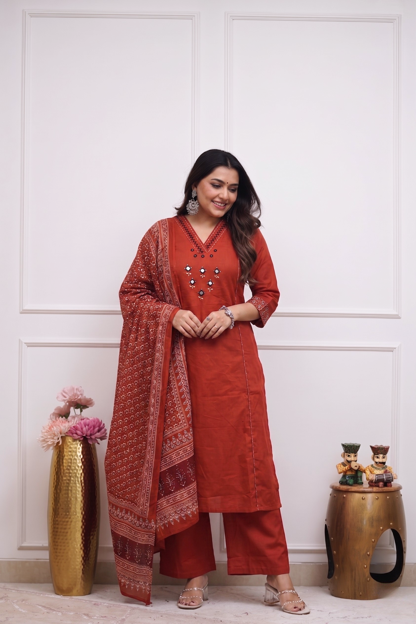Dupatta Pant Set