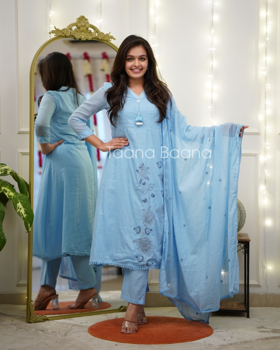 Dupatta Pant Set