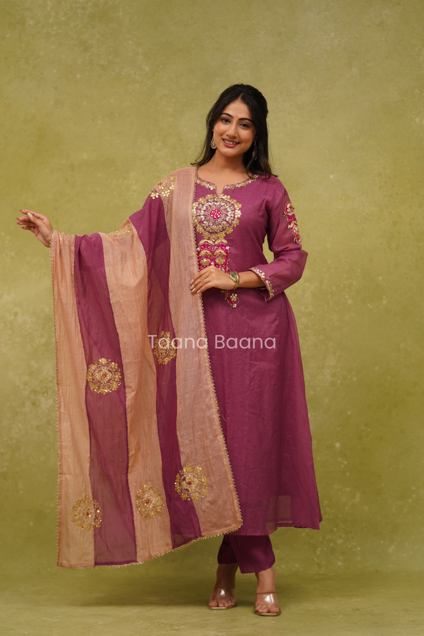 Anarkali Dupatta Set