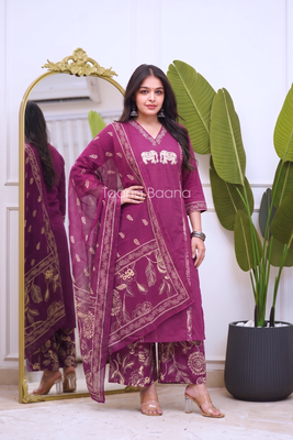 Dupatta Pant Set