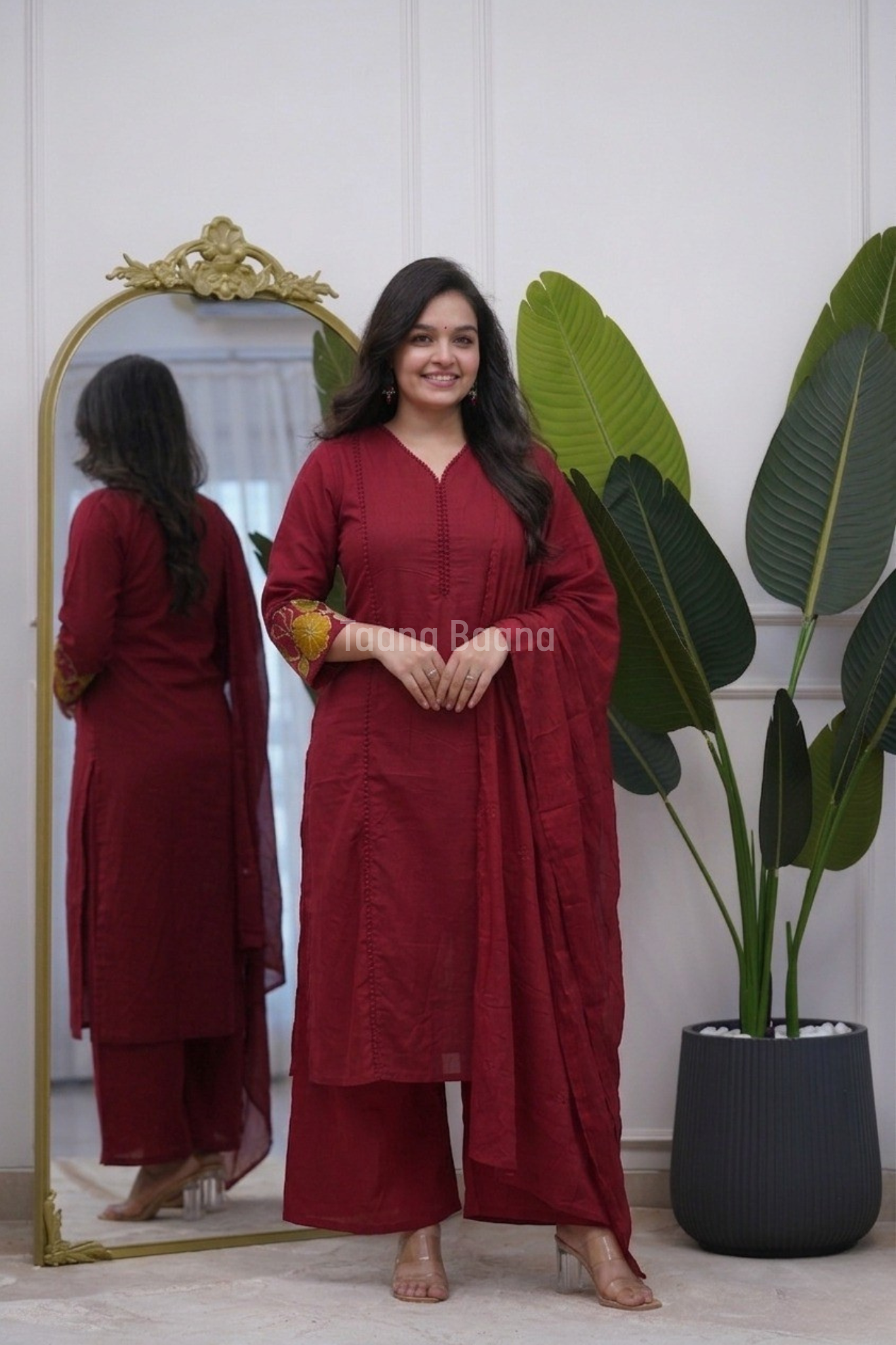 Dupatta Plazo Set