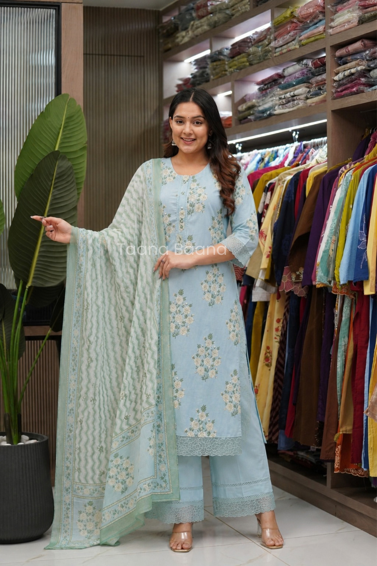 Dupatta Pant Set