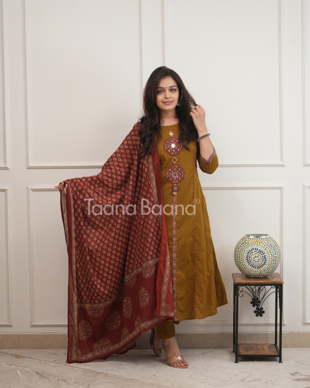 Dupatta Pant Set