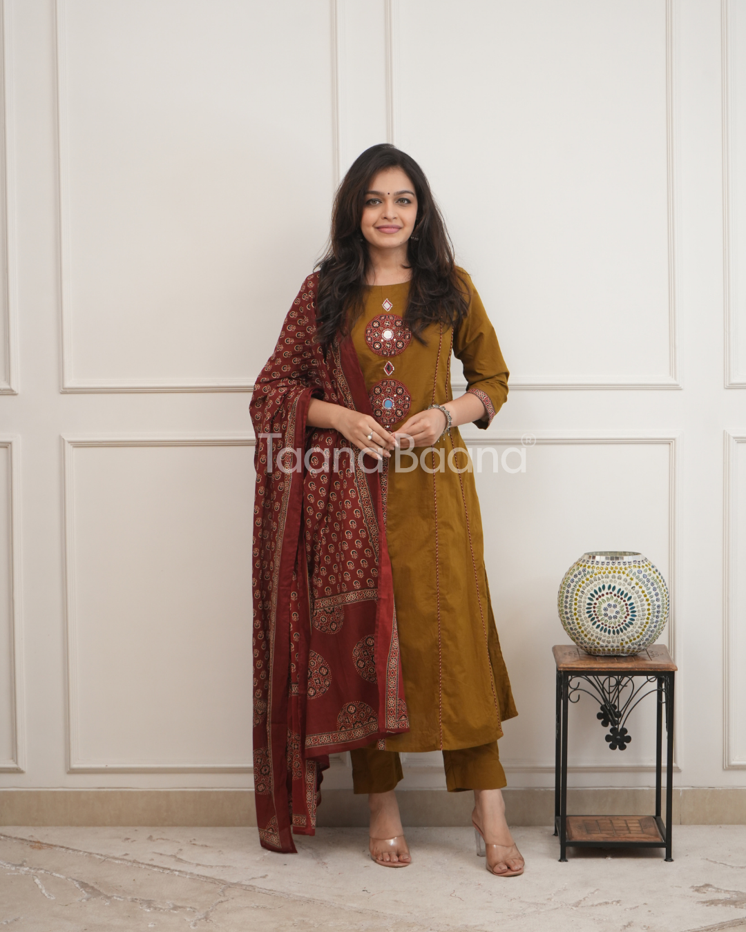 Dupatta Pant Set