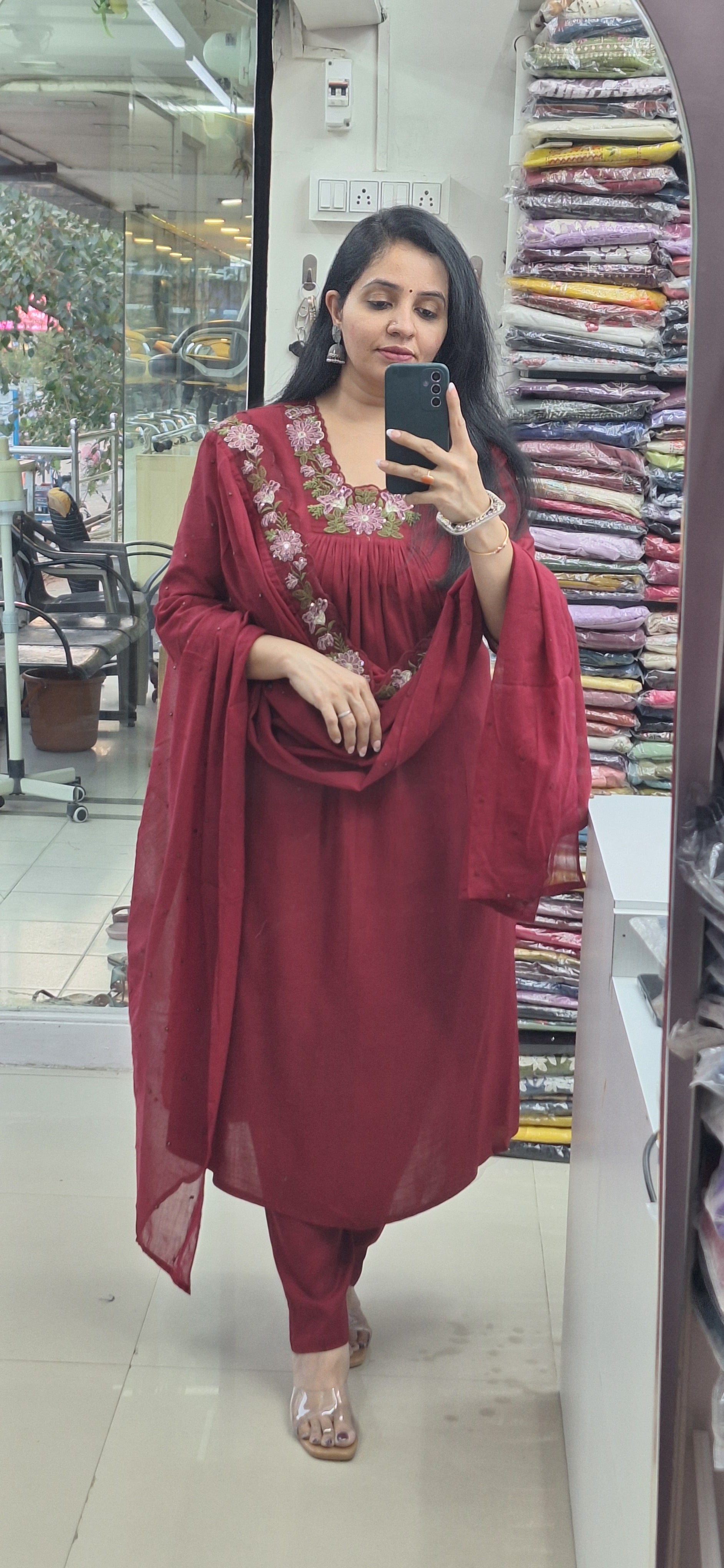 Dupatta Pants Set