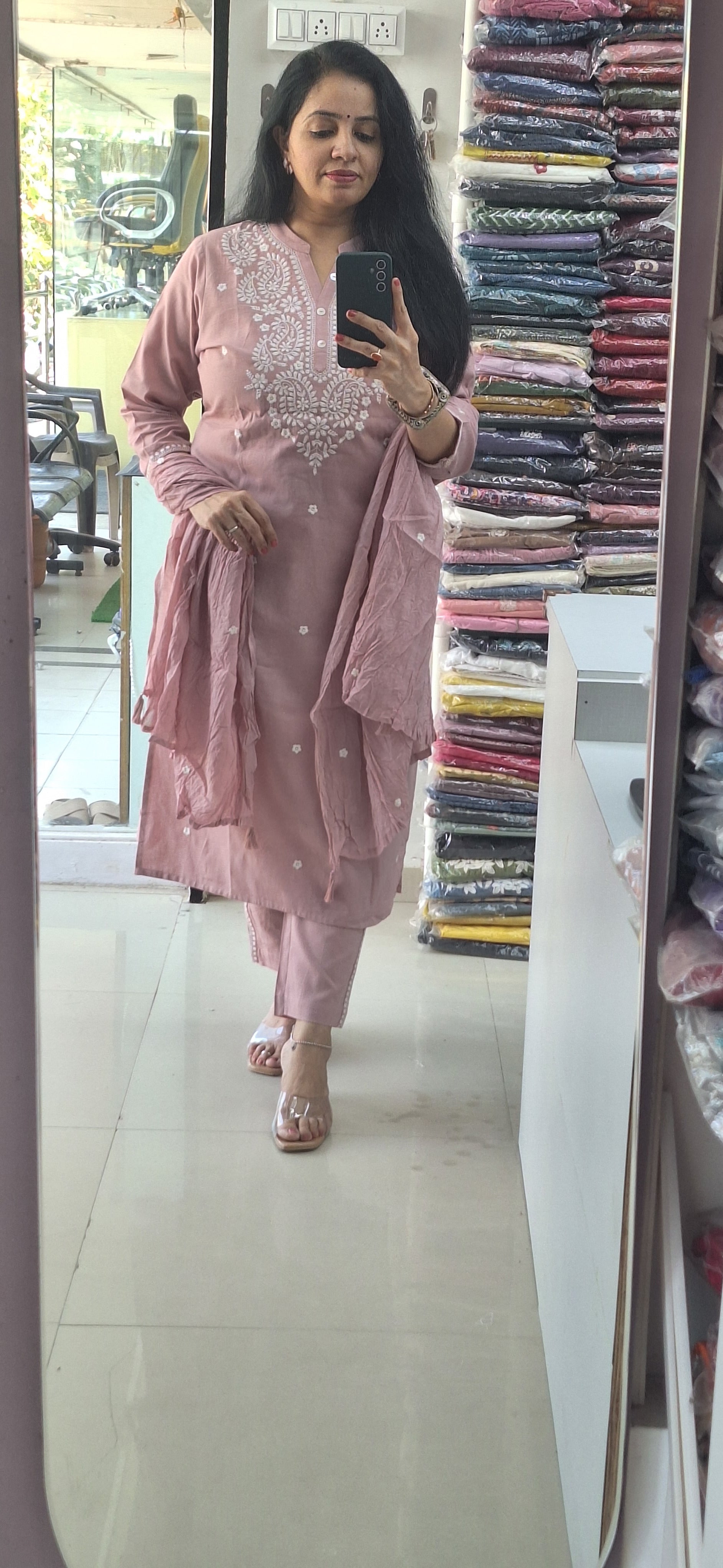 Dupatta Pants Set