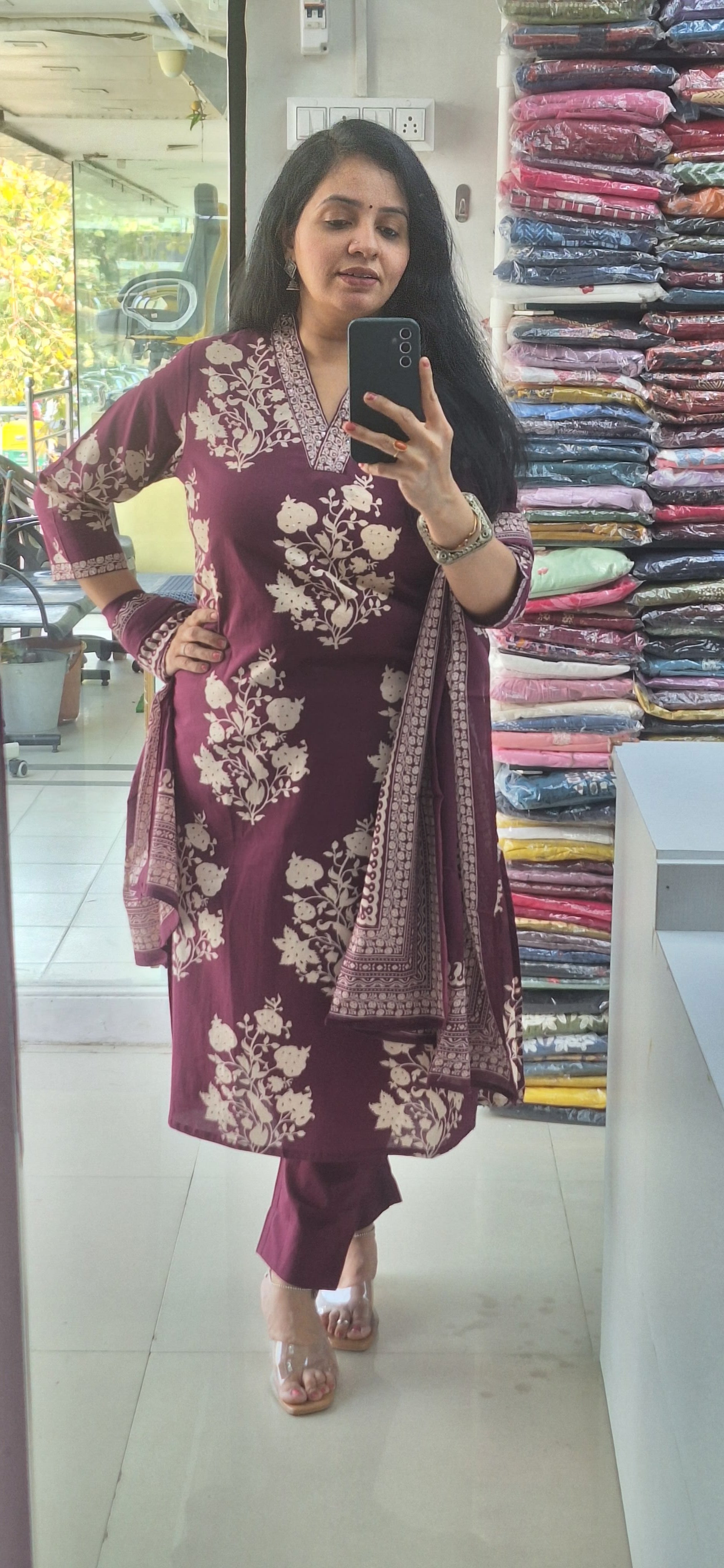 Dupatta Pants Set
