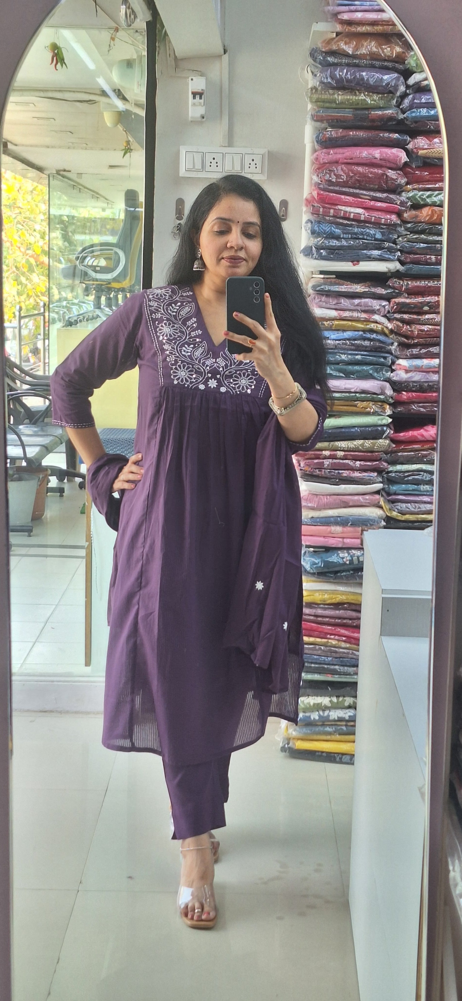 Dupatta Pants Set