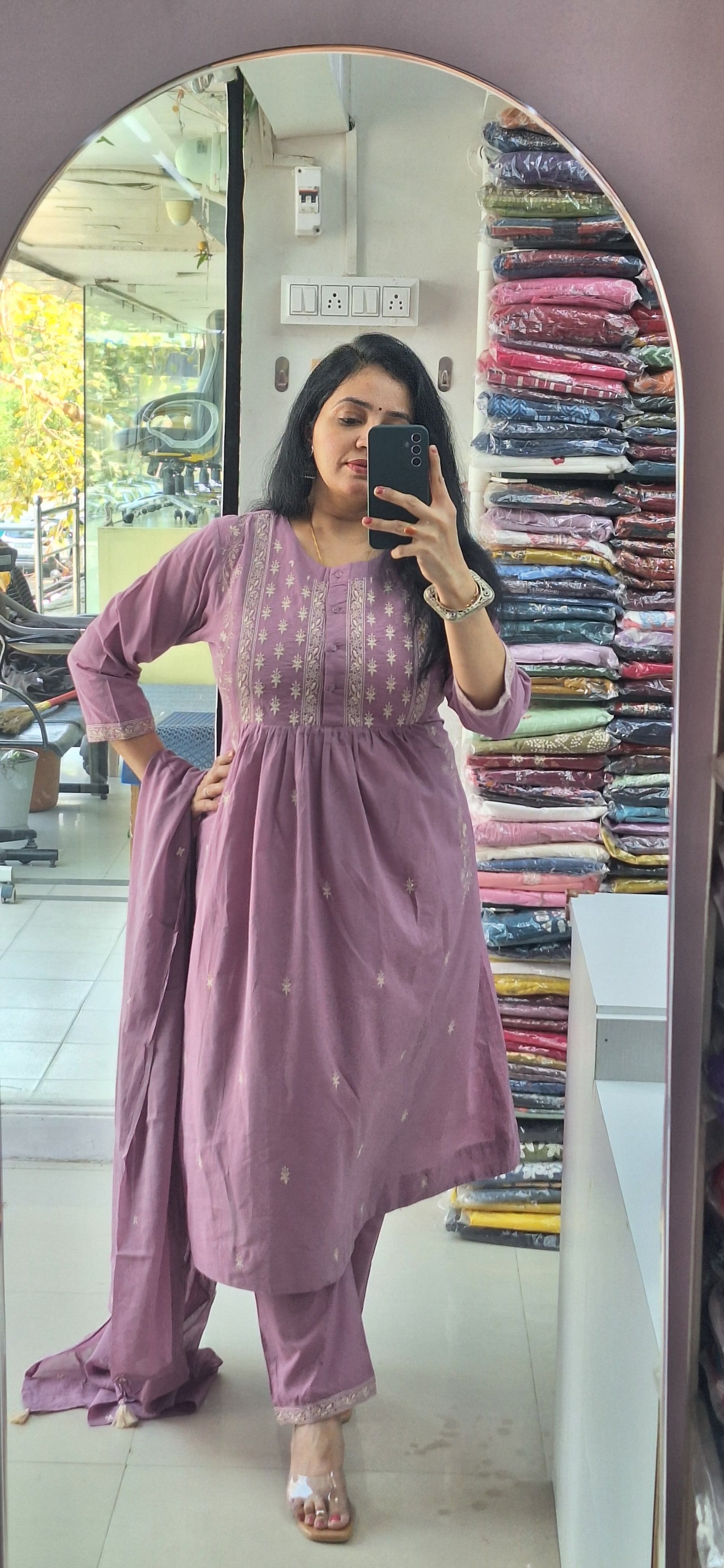 Dupatta Pants Set