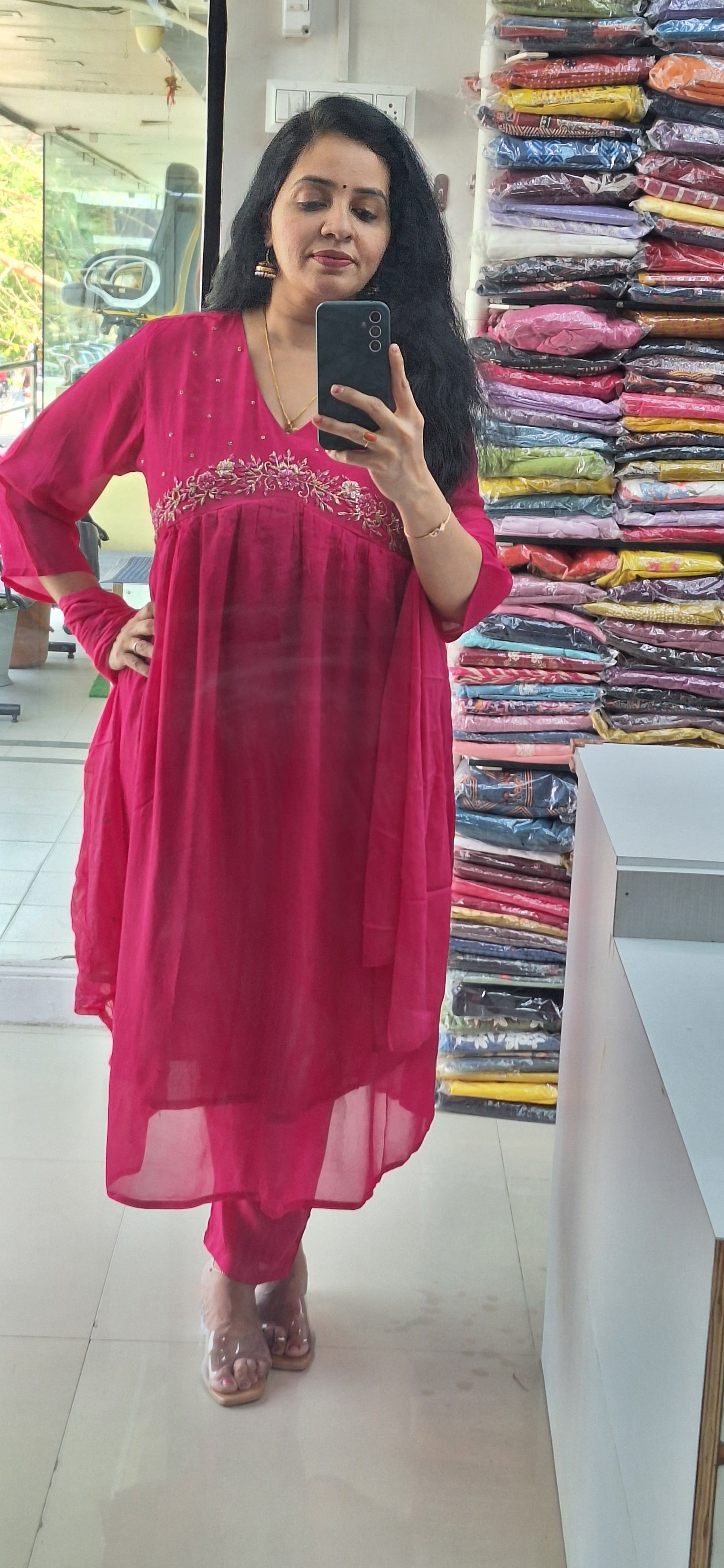 Dupatta Pants Set