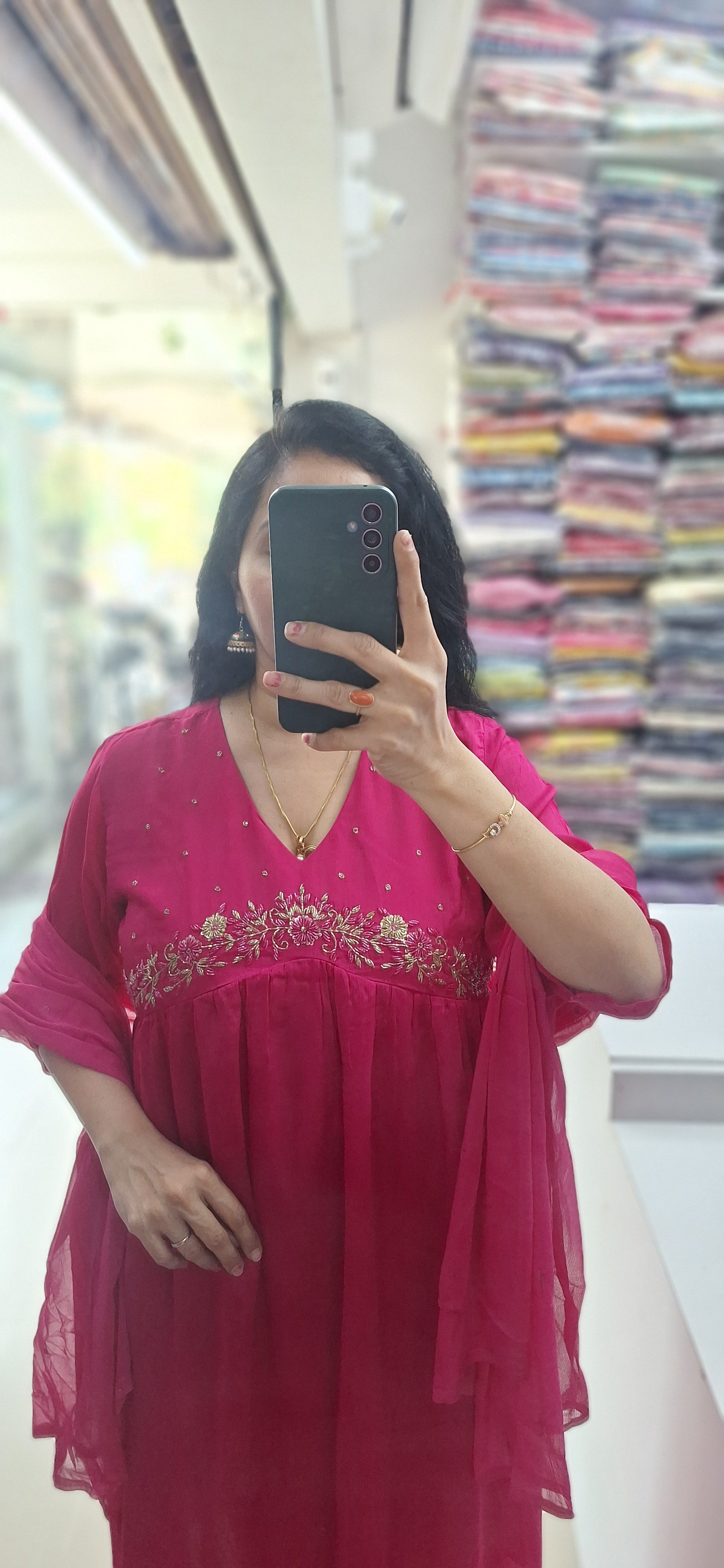 Dupatta Pants Set