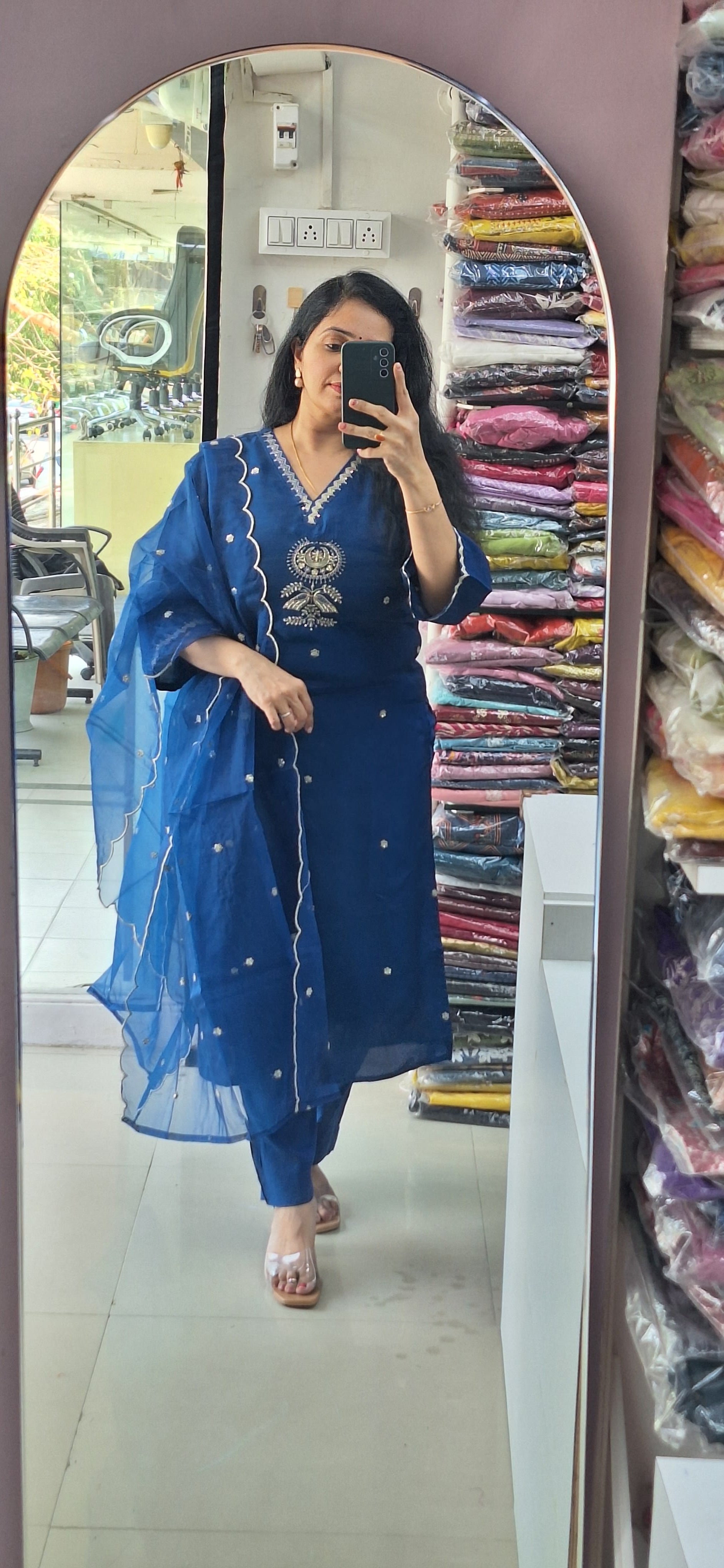 Dupatta Pants Set