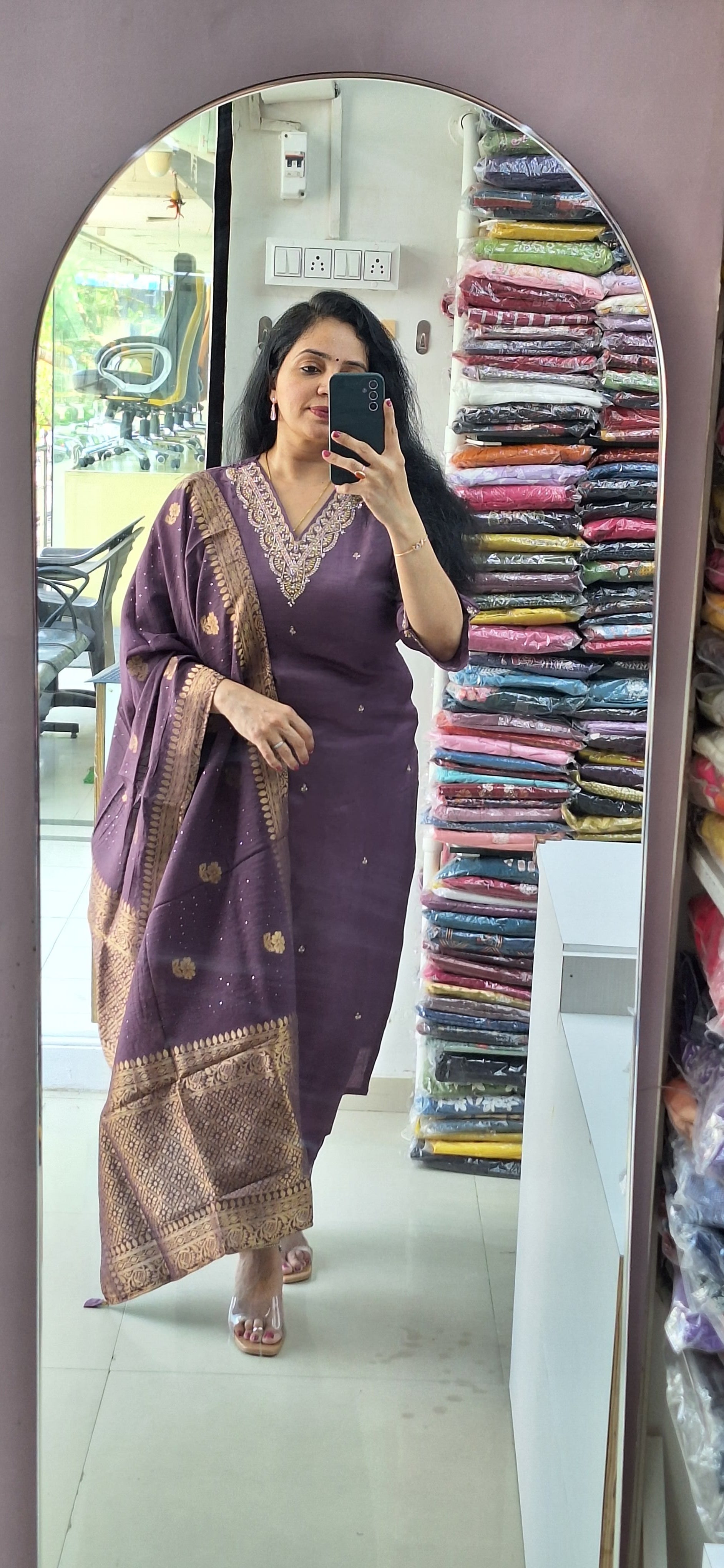 Dupatta Pants Set