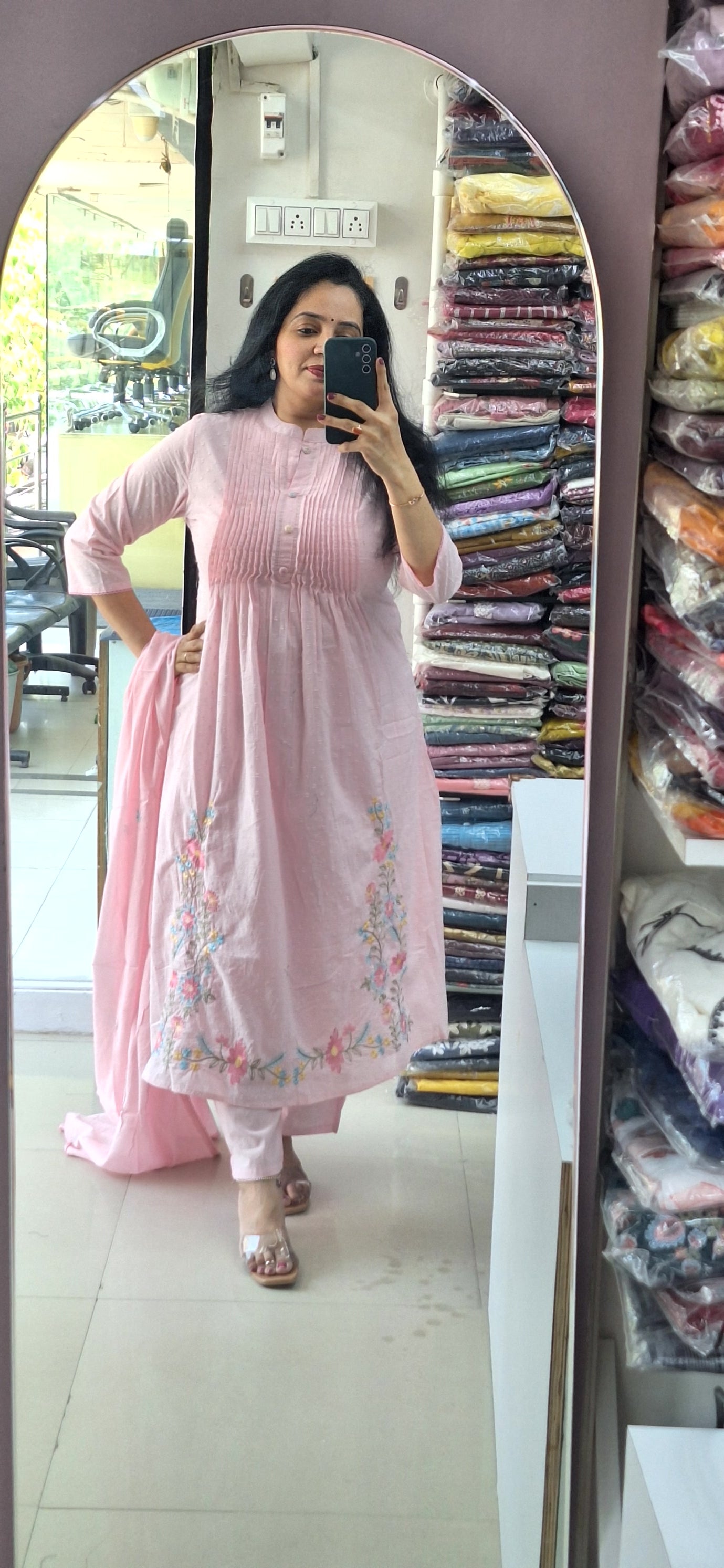 Dupatta Pants Set
