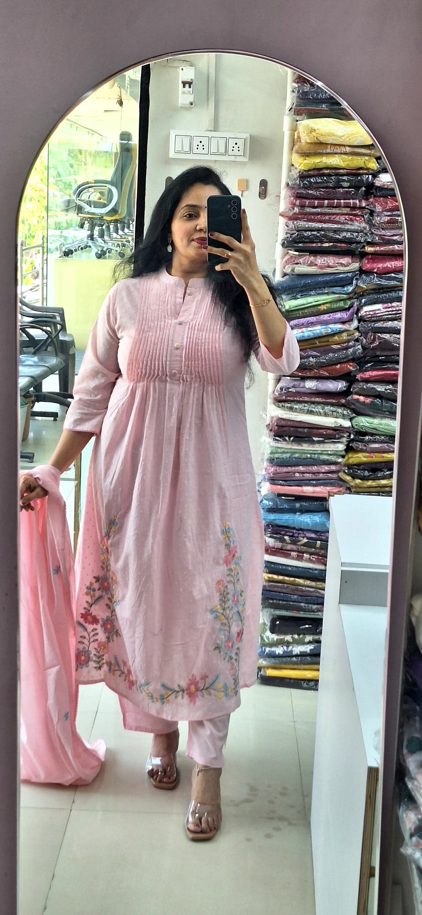 Dupatta Pants Set