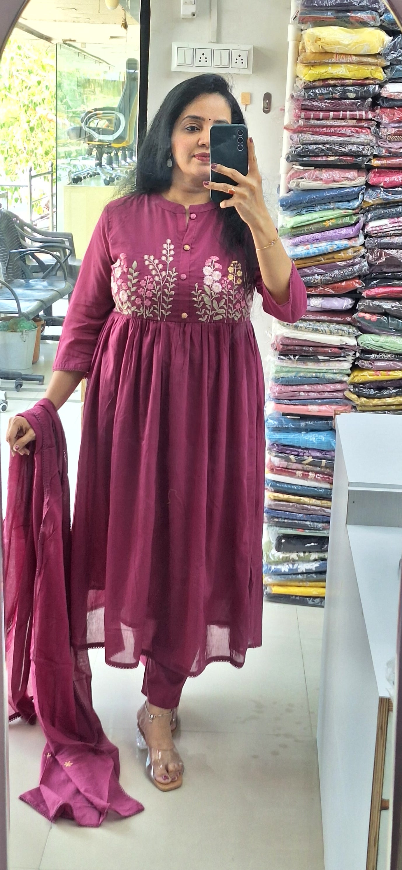 Dupatta Pants Set