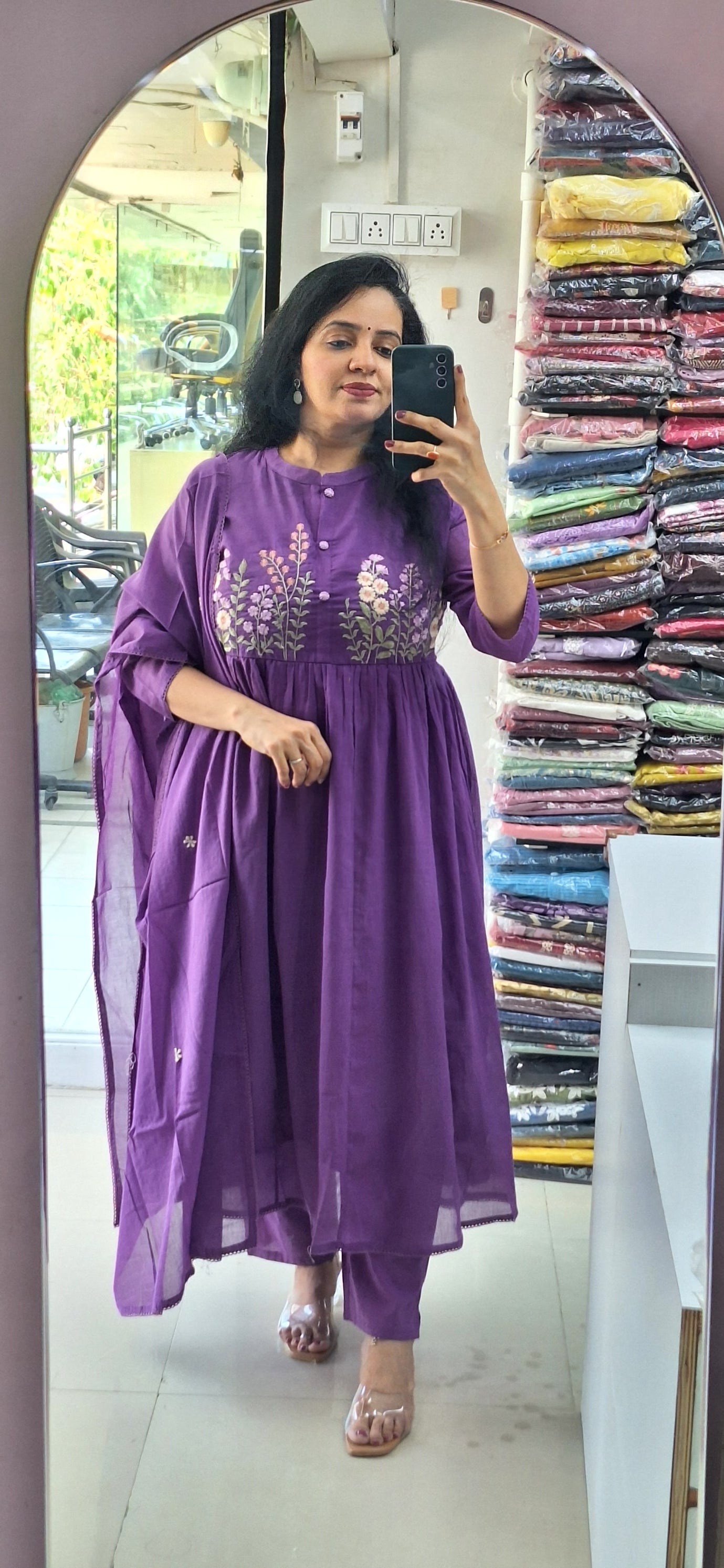 Dupatta Pants Set