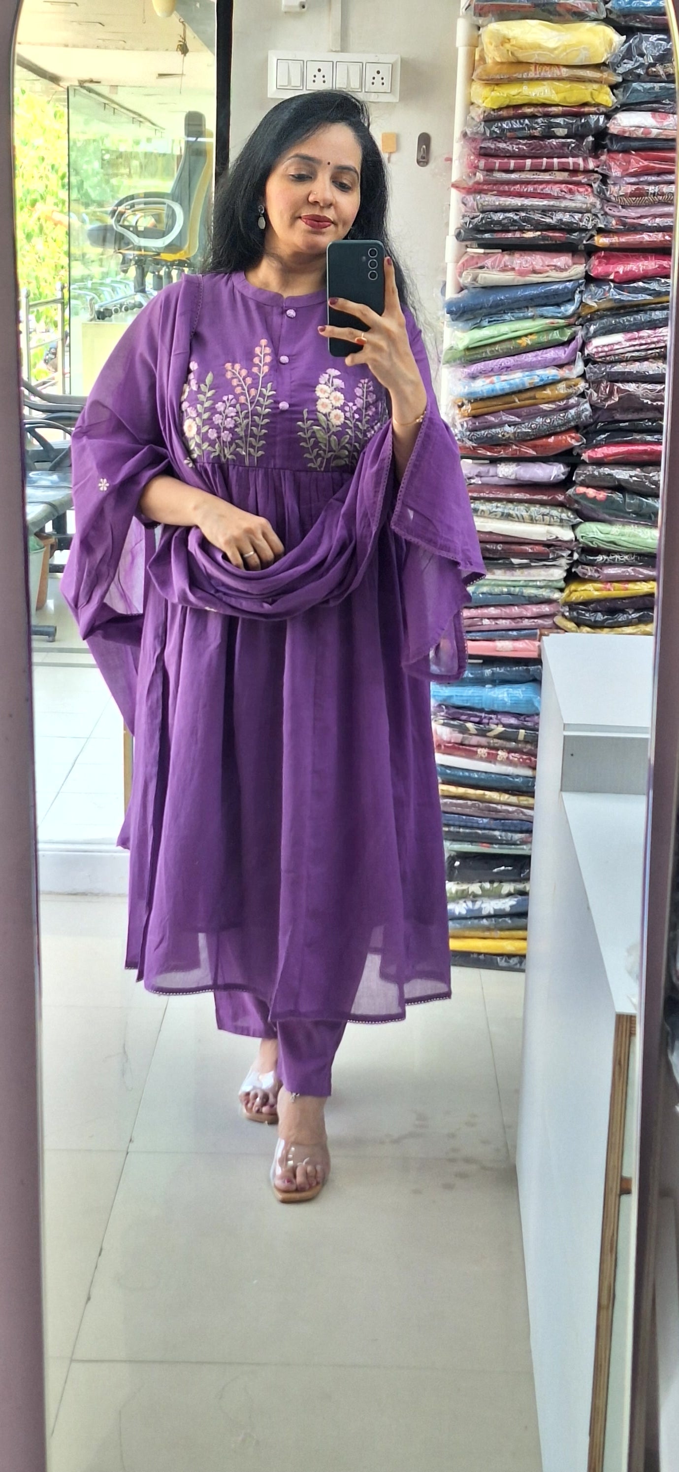 Dupatta Pants Set