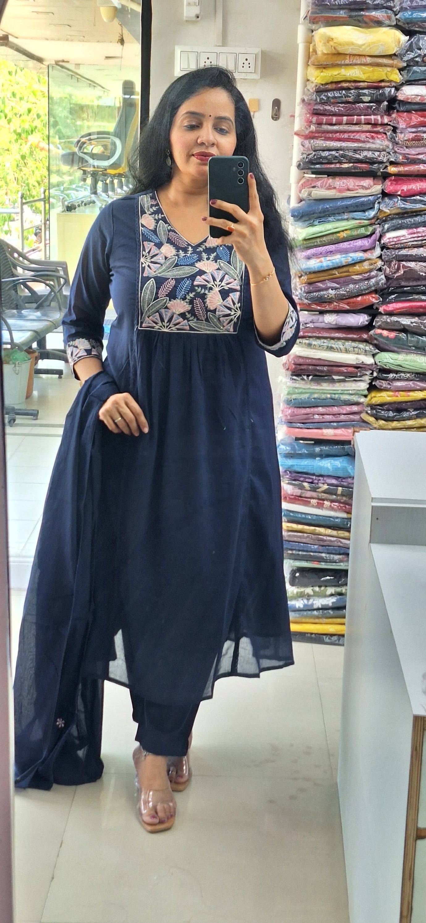 Dupatta Pants Set