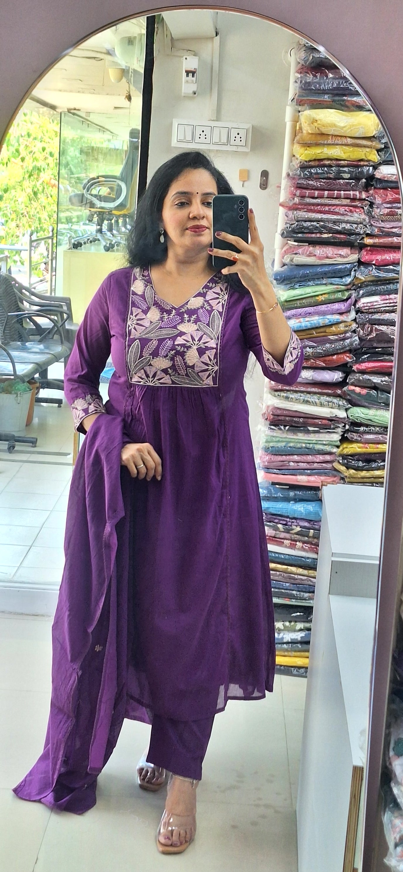 Dupatta Pants Set