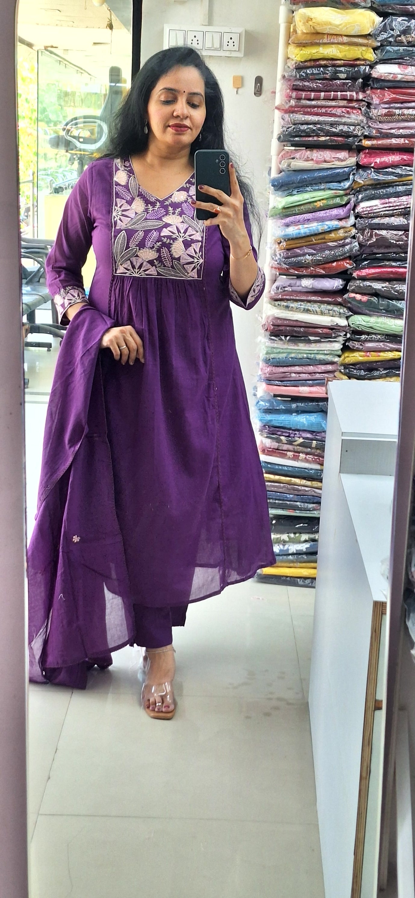 Dupatta Pants Set