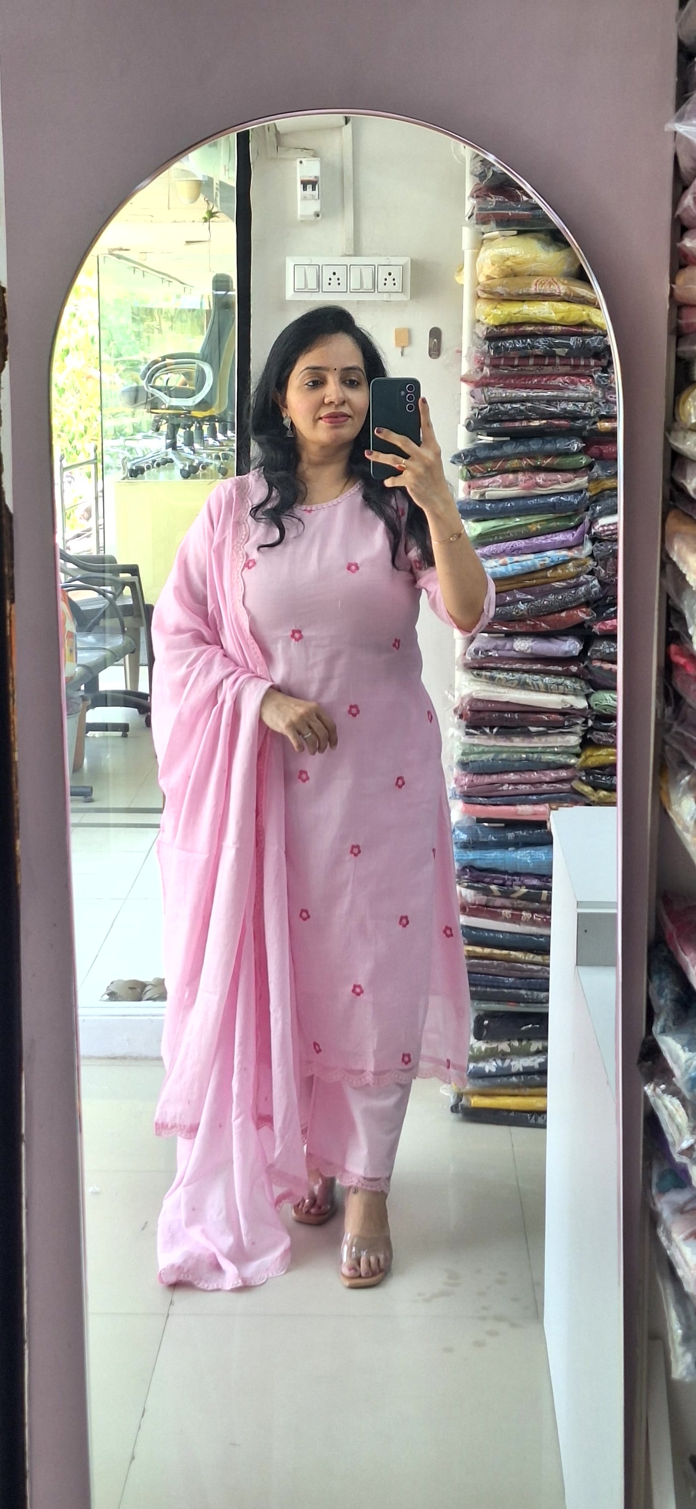Dupatta Pants Set