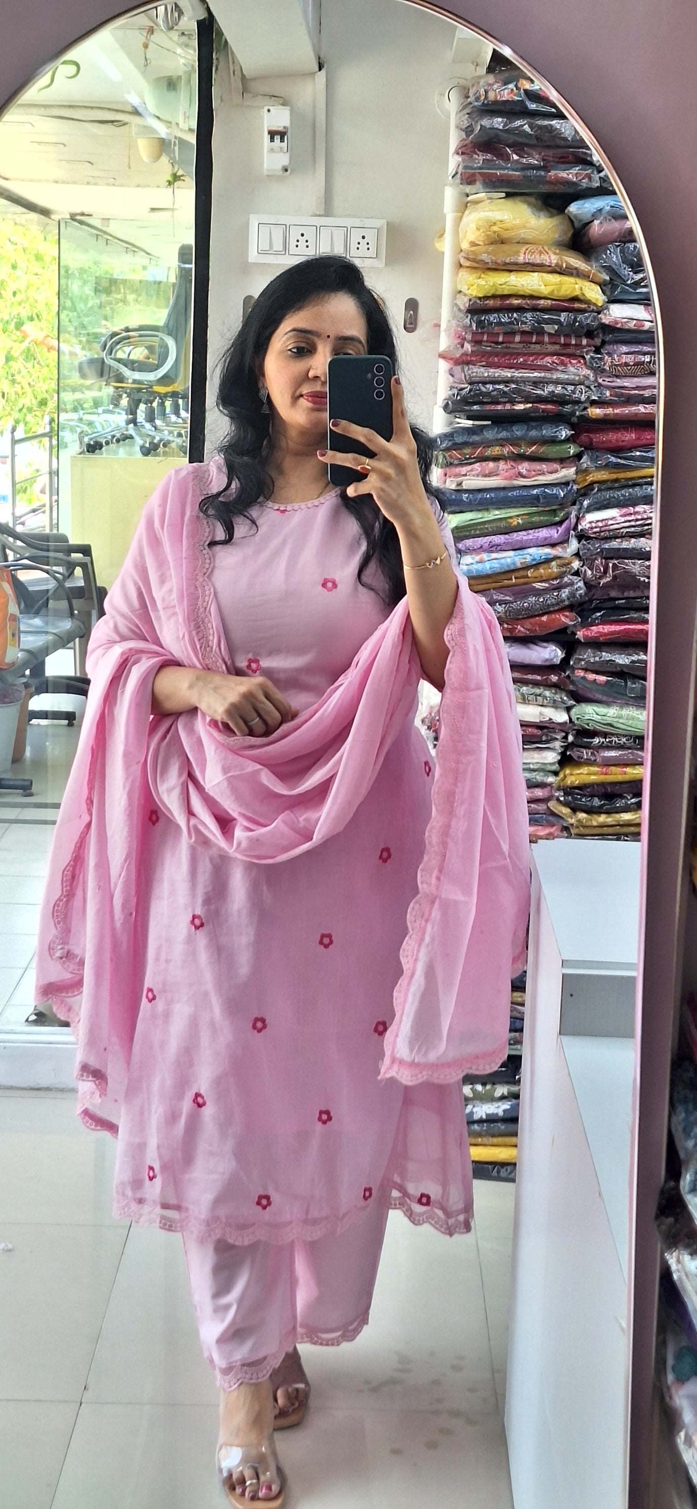 Dupatta Pants Set